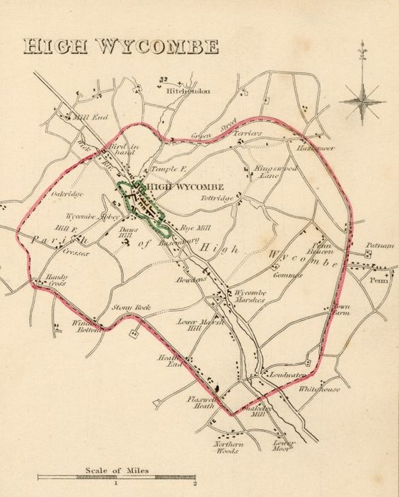 MapOfHighWycombe1835